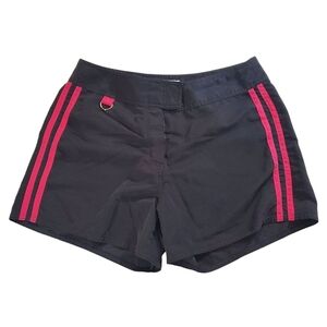 🟢2083 * Sideout Board Shorts Black Pink Size 9 Vintage Y2K 90s